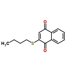 2-(1-Thiobutyl)-1,4-naphthoquinone Structure,59094-49-4Structure