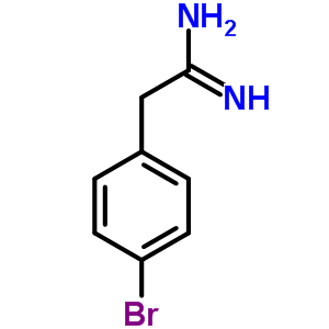 2(4-Bromo-phenyl)-acetamidine Structure,59104-21-1Structure