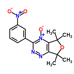 5,7-Dihydro-5,5,7,7-tetramethyl-3-(3-nitrophenyl)furo(3,4-e)-as-triazine 4-oxide Structure,59118-15-9Structure