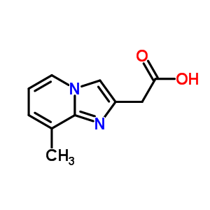 (8-Methyl-imidazo[1,2-a]pyridin-2-yl)-acetic acid Structure,59128-08-4Structure