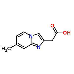 (7-Methyl-imidazo[1,2-a]pyridin-2-yl)-acetic acid Structure,59128-09-5Structure