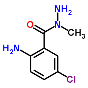 1-(2-Amino-5-chlorobenzoyl)-1-methylhydrazine Structure,59169-70-9Structure