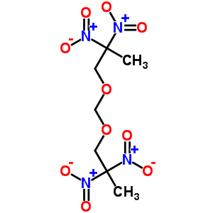 Bis-(2,2-dinitropropyl) acetal formaldehyde Structure,5917-61-3Structure