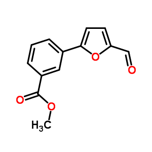 Methyl 3-(5-formyl-2-furyl)benzoate Structure,591723-69-2Structure