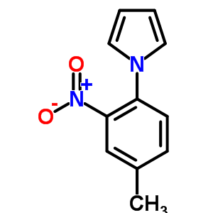 1-(4-Methyl-2-nitrophenyl)-1h-pyrrole Structure,59194-20-6Structure