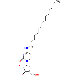 1-Beta-d-arabinofuranosyl-4-pentadecanoylaminopyrimidin-2(1h)-one Structure,59252-35-6Structure