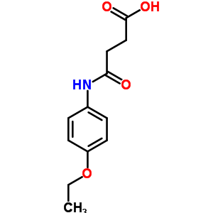 4-(4-乙氧基苯胺)-4-氧代丁酸結構式_59256-45-0結構式