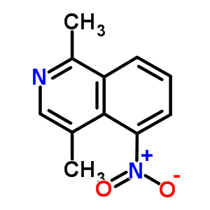 Isoquinoline,1,4-dimethyl-5-nitro- Structure,59261-38-0Structure