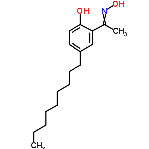 1-(2-羥基-5-壬基苯基)-乙酮肟結(jié)構(gòu)式_59344-62-6結(jié)構(gòu)式