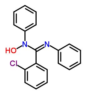 2-Chloro-n-hydroxy-n,n-diphenyl-benzenecarboximidamide Structure,59387-55-2Structure