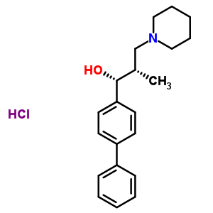 Threo-alpha-(4-biphenylyl)-beta-methyl-1-piperidinepropanol hydrochloride Structure,59401-32-0Structure