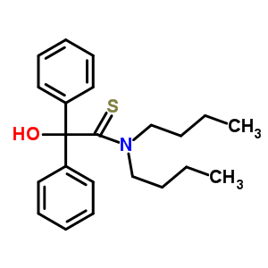 Benzeneethanethioamide,n,n-dibutyl-a-hydroxy-a-phenyl- Structure,59408-53-6Structure