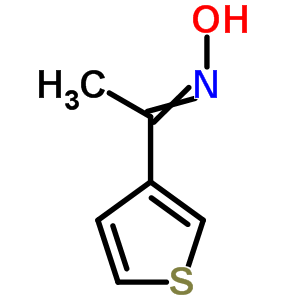 1-(3-Thienyl)ethanone,oxime Structure,59445-83-9Structure