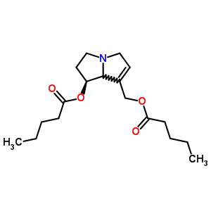 (1S,7ar)-2,3,5,7alpha-tetrahydro-1beta-hydroxy-1h-pyrrolizine-7-methanol divalerate Structure,59532-52-4Structure