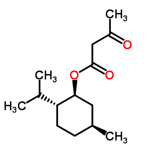 Butanoic acid,3-oxo-,(1r,2s,5r)-5-methyl-2-(1-methylethyl)cyclohexyl ester Structure,59557-05-0Structure