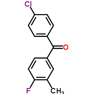 4-Chloro-4’-fluoro-3’-methylbenzophenone Structure,59612-89-4Structure