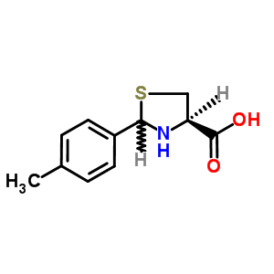 2-(2-P-tolyl)-4-thiazolidinecarboxylic acid Structure,59668-69-8Structure