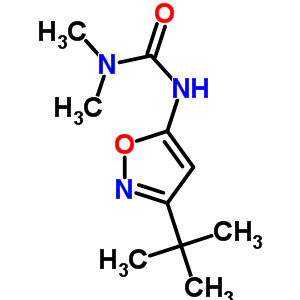 1,1-Dimethyl-3-(5-tert-butyl-4-isoxazolyl)urea Structure,59669-54-4Structure