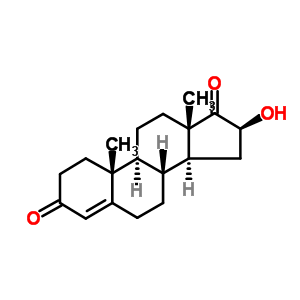 (16Beta)-16-hydroxyandrost-4-ene-3,17-dione Structure,59685-30-2Structure