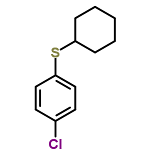 1-Chloro-4-cyclohexylsulfanyl-benzene Structure,59693-95-7Structure