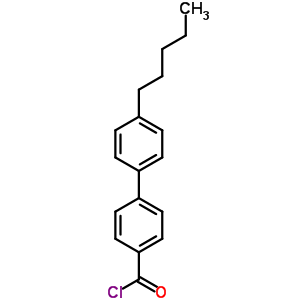 P-pentylbiphenyl-p’-carbonyl chloride Structure,59748-37-7Structure