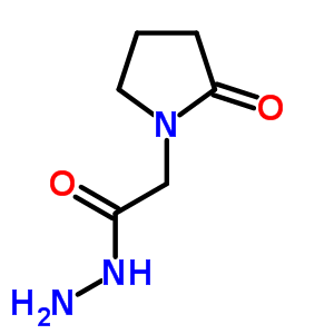 2-(2-氧代吡咯烷-1-基)乙酰肼結(jié)構(gòu)式_59776-89-5結(jié)構(gòu)式