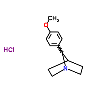 7-(4-Methoxyphenyl)-1-azabicyclo[2.2.1]heptane hydrochloride Structure,59777-06-9Structure