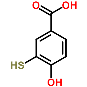 4-Hydroxy-3-sulfanyl-benzoic acid Structure,59780-96-0Structure