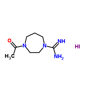 4-Acetyl-[1,4]-diazepane-1-carboxamidine Structure,59784-53-1Structure