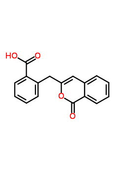 3-(2-Carboxybenzyl)isocoumarin Structure,5982-23-0Structure