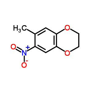 7-Methyl-6-nitro-1,4-benzodioxane Structure,59820-83-6Structure