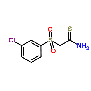 2-(3-Chlorobenzenesulphonyl)thioacetamide Structure,59865-86-0Structure