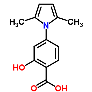 4-(2,5-Dimethyl-pyrrol-1-yl)-2-hydroxy-benzoic acid Structure,5987-00-8Structure