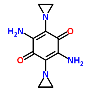 3,6-Diamino-2,5-bis(1-aziridinyl)-1,4-benzoquinone Structure,59886-51-0Structure