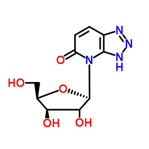 4-(B-d-ribofuranosyl)-vic-triazolo[4,5-b]pyridin-5-one Structure,59892-40-9Structure