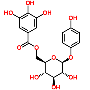 6-O-沒食子酰熊果苷結(jié)構(gòu)式_5991-00-4結(jié)構(gòu)式