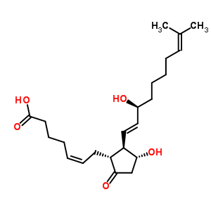 (Z)-7-[(1r,2r,3r)-3-hydroxy-2-[(1e,3s)-3-hydroxy-9-methyldeca-1,8-dienyl]-5-oxocyclopentyl]hept-5-enoic acid Structure,59982-03-5Structure