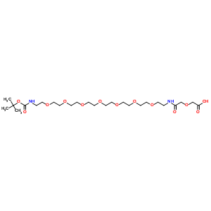 O-(2-(boc-amino)-ethyl)-o-(2-(diglycolyl-amino)ethyl)eg6 Structure,600141-83-1Structure