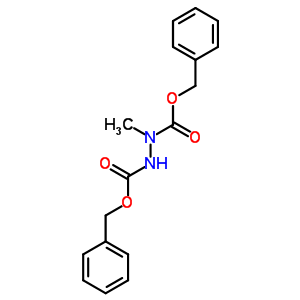 Dibenzyl 1-methyl-1,2-hydrazinedicarboxylate Structure,6002-83-1Structure