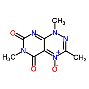 Pyrimido(5,4-e)-1,2,4-triazine-5,7(1h,6h)-dione, 1,3,6-trimethyl-, 4-oxide Structure,60026-34-8Structure