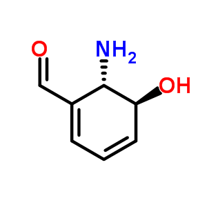 (5S,6s)-6-amino-5-hydroxy-1,3-cyclohexadiene-1-carbaldehyde Structure,60046-57-3Structure