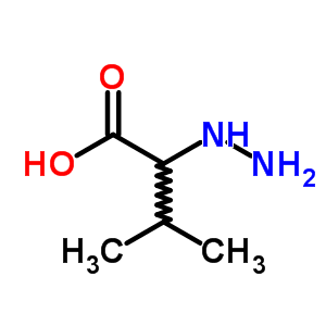 2-Hydrazino-3-methylbutanoic acid Structure,60047-26-9Structure