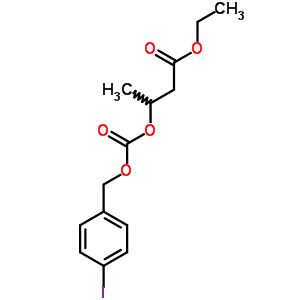 Carbonic acid 2-ethoxycarbonyl-1-methylethyl 4-iodobenzyl ester Structure,60075-74-3Structure