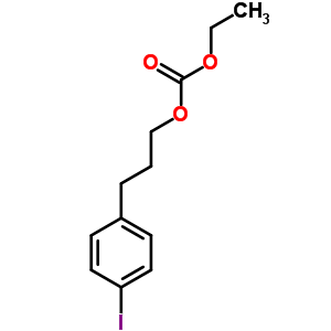 Carbonic acid ethyl 3-(p-iodophenyl)propyl ester Structure,60075-79-8Structure