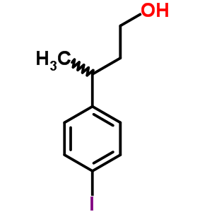 3-(P-iodophenyl)-1-butanol Structure,60075-81-2Structure