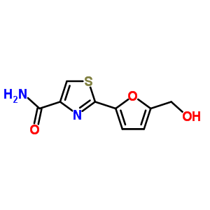 4-Thiazolecarboxamide, 2-[5-(hydroxymethyl)-2-furanyl]- Structure,60084-14-2Structure