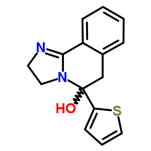 5-(2-Thienyl)-2,3,5,6-tetrahydroimidazo[2,1-a]isoquinolin-5-ol Structure,60099-38-9Structure