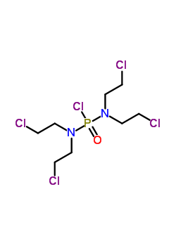 四(2-氯乙基)磷酰氯二胺結(jié)構(gòu)式_60106-92-5結(jié)構(gòu)式