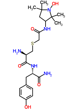 S-(((3-(2,2,5,5-四甲基吡咯烷-1-氧基)氨基)羰基)甲基)-L-半胱氨酰-L-酪氨酰胺結(jié)構(gòu)式_60112-10-9結(jié)構(gòu)式