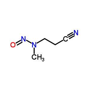 Propionitrile,3-(methylnitrosamino). Structure,60153-49-3Structure